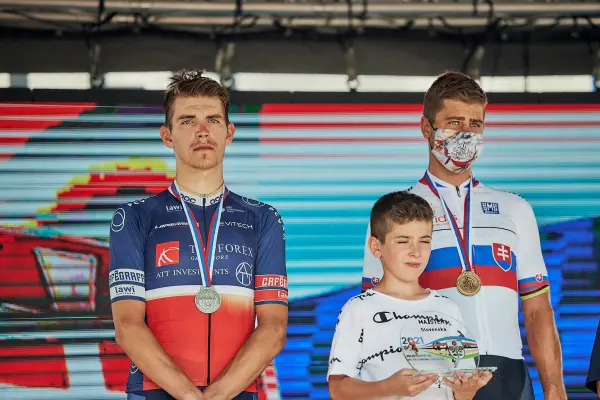 Peter Sagan a vícemistr Slovenska Matúš Štoček