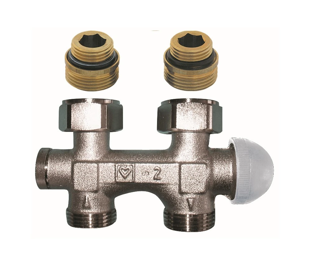 Vše pro středové připojení radiátoru