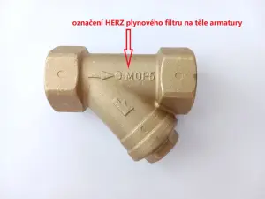 Plynový filtr závitový