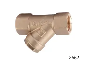 Filtr závitový mosazný 