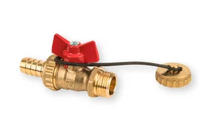 Kulový kohout HERZ napouštěcí/vypouštěcí s hadicovou přípojkou