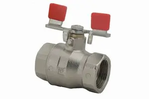 Kulový kohout HERZCULES připojení F/F ovládání motýl ocel