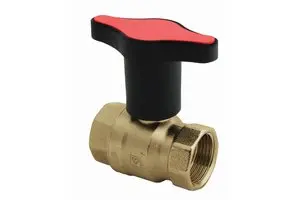 Kulový kohout HERZCULES připojení F/F ovládání motýl plast