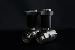 Kulový kohout HERZCULES připojení F/F  ovládání motýl teploměr