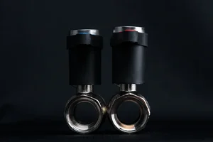 Kulový kohout HERZCULES připojení F/F ovládání motýl teploměr