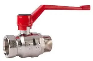 Kulový kohout HERZCULES, připoj. M/F ovládání páka Silumin