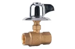 Kulový kohout HERZ EXPERT pod omítkuDIN 17660 připojení FF ovládání páka plast