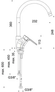 Infinity i22 - baterie kuchyňská