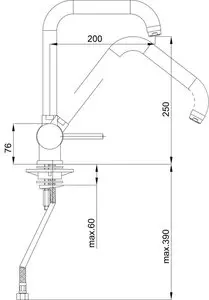 Fresh f32 - baterie kuchyňská