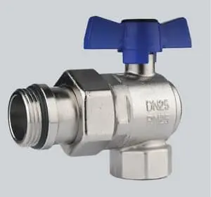 Kulový kohout HERZCULES  pro rozdělovačepřipojení šroubení/F ovládání motýl Silumin