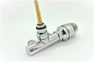 Set pro jednobodové připojení těles - bílý / chrom