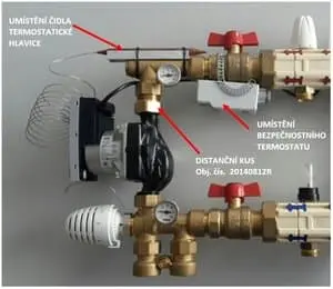 Distanční kus pro Unimix s PUSH rozdělovači do roku výroby 3-2020