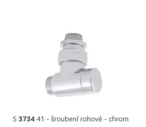 Designové šroubení RL-1  DE LUXE   bílá / chrom