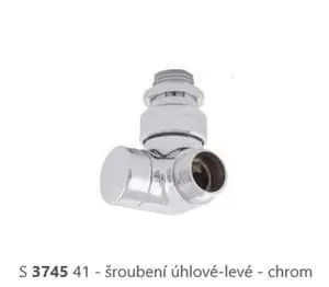 Designové šroubení RL-1  DE LUXE   bílá / chrom