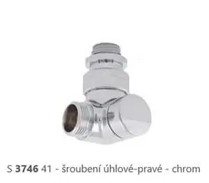 Designové šroubení RL-1  DE LUXE   bílá / chrom