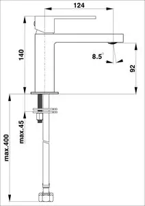 SQ q10 - baterie umyvadlová