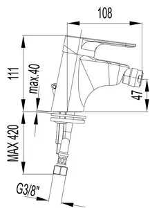 Infinity i50 - baterie bidetová