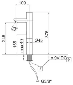 Fresh n11 - baterie umyvadlová, senzorová