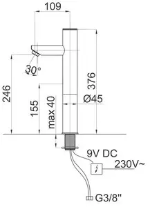 Fresh n11 - baterie umyvadlová, senzorová