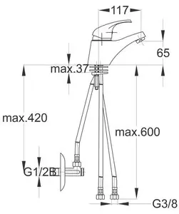 Simpaty s10 - baterie umyvadlová nízkotlaká