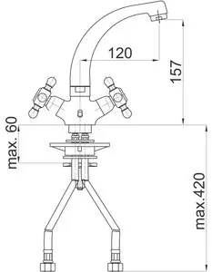 Stil z10 - baterie umyvadlová