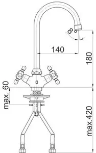 Stil z12 - baterie umyvadlová
