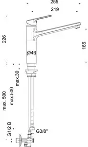 Infinity i20 - baterie kuchyňská