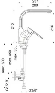 Infinity i21 - baterie kuchyňská