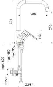 Infinity i23 - baterie kuchyňská