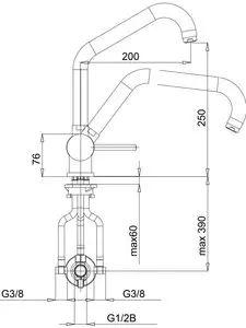 Fresh f42 - baterie kuchyňská