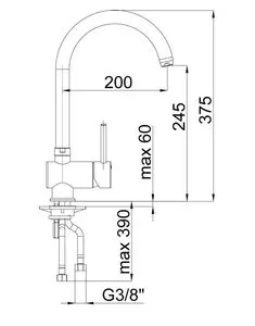 Fresh f21 - baterie kuchyňská