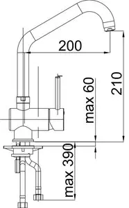 Fresh f41 - baterie kuchyňská