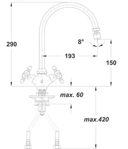 Stil z42 - baterie kuchyňská