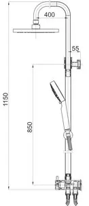 Pure waterfall a11 - sprchový systém