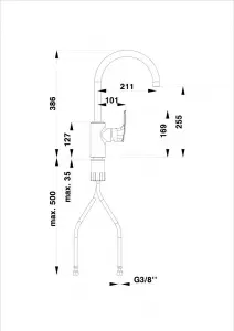 Elite e20B - baterie kuchyňská černá