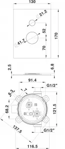 SQ 00362 - baterie podomítková