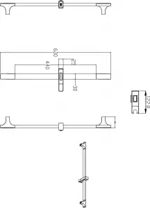 12659B - držák nástěnný