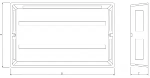Skříň modulárního rozdělovače