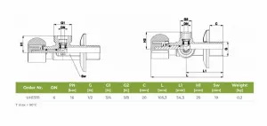 13111 - Ventil rohový - dvojitý