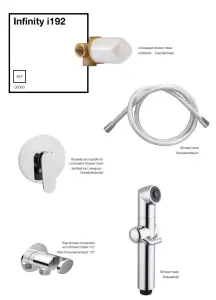 Infinity i192 - set podomítkový bidetový