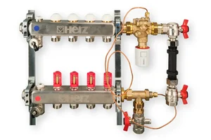 HerzFLAT VS-TS - bytový regulační a měřící rozdělovač