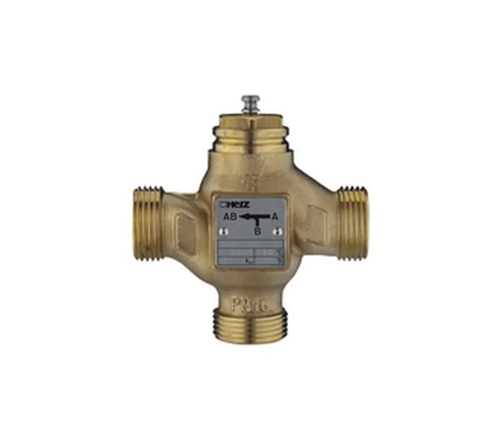  Trojcestný směšovací a rozdělovací ventil HERZ pro plynulou regulaci