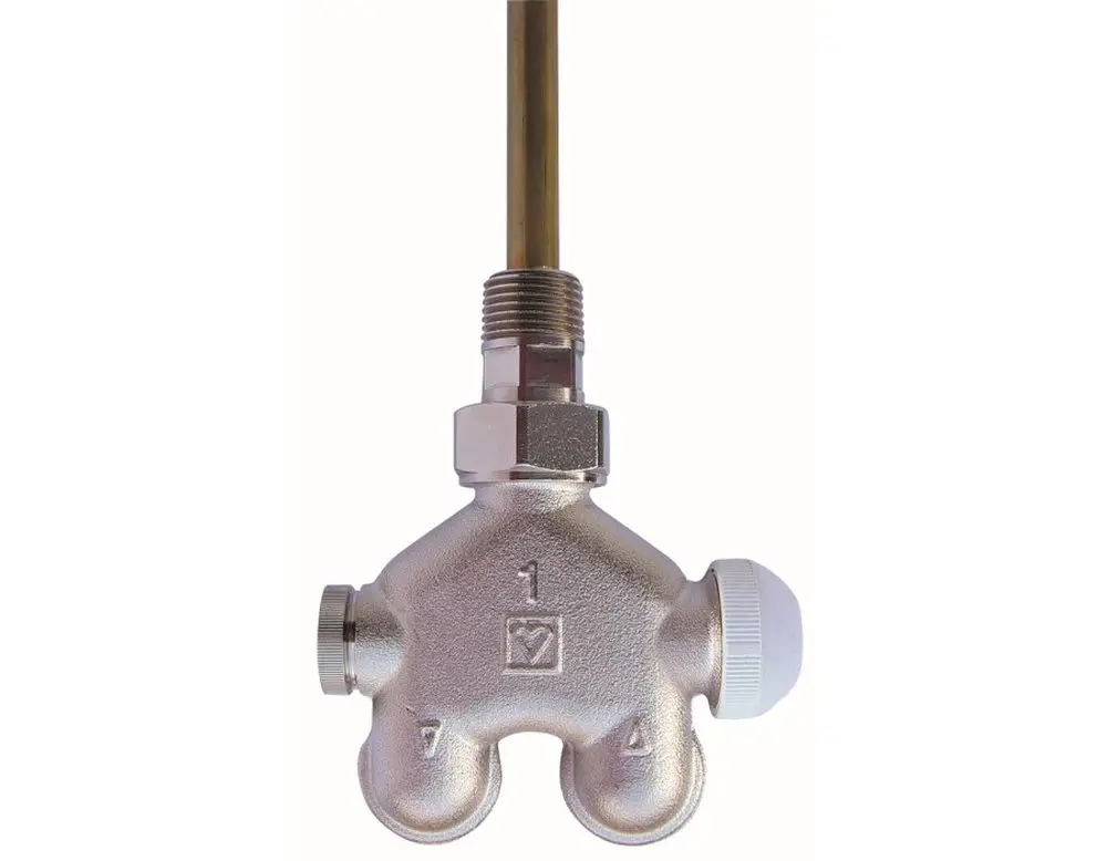 Jednobodová armatura VUA-40 rohová, pro 1-trubkové soustavy