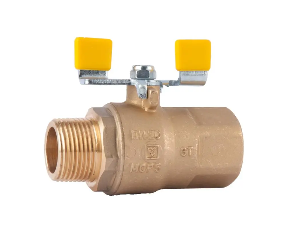 KK plyn, připojení M/F ovládání motýl ocel