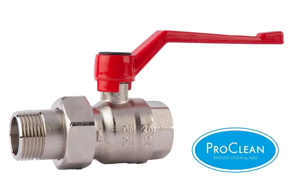 Kulový kohout HERZCULES šroubení / F ovládání páka Silumin
