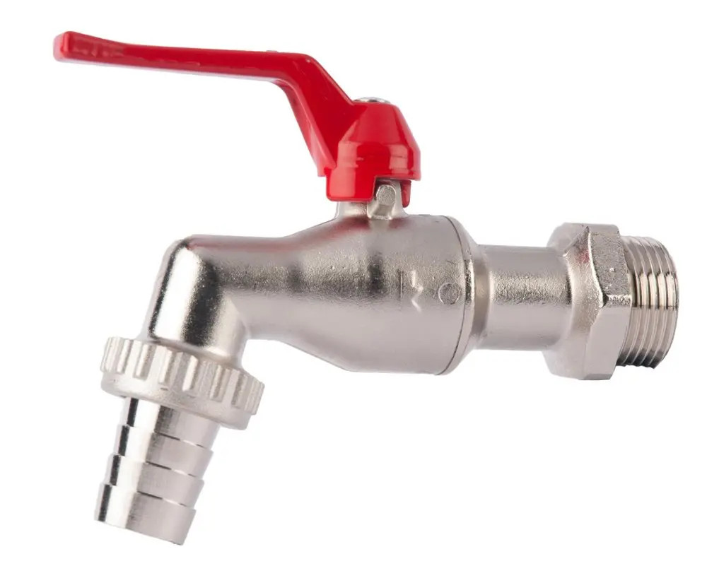 Kulový kohout HERZ vypouštěcí zahradní  ovládání páka Silumin