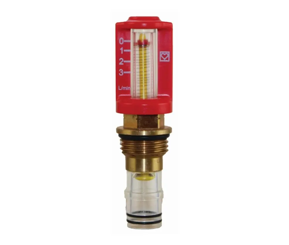 Regulační průtokoměr k nerez a mosaz rozdělovači