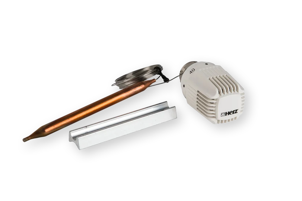 Termostatická hlavice s příložným čidlem