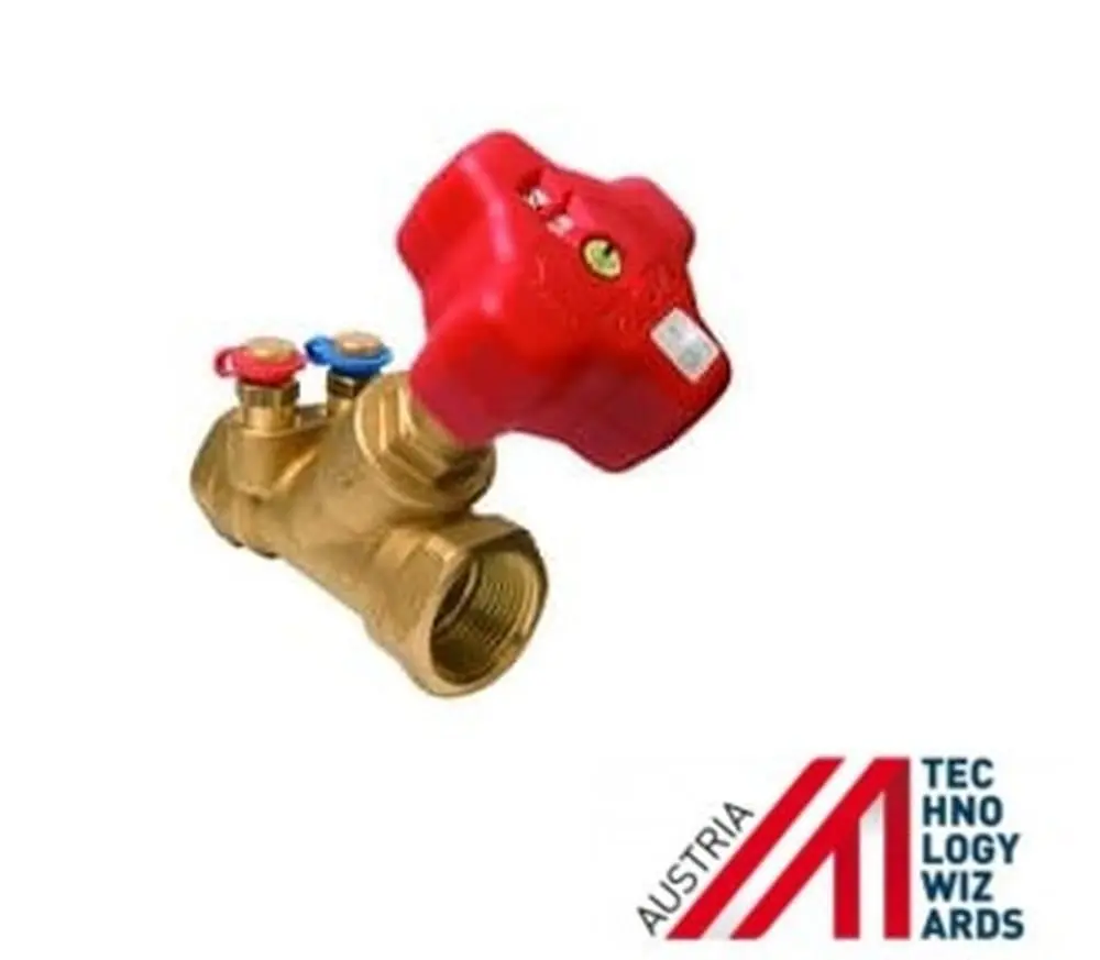 Vyvažovací ventil 4017M STRÖMAX s měřící clonou topení/chlazení