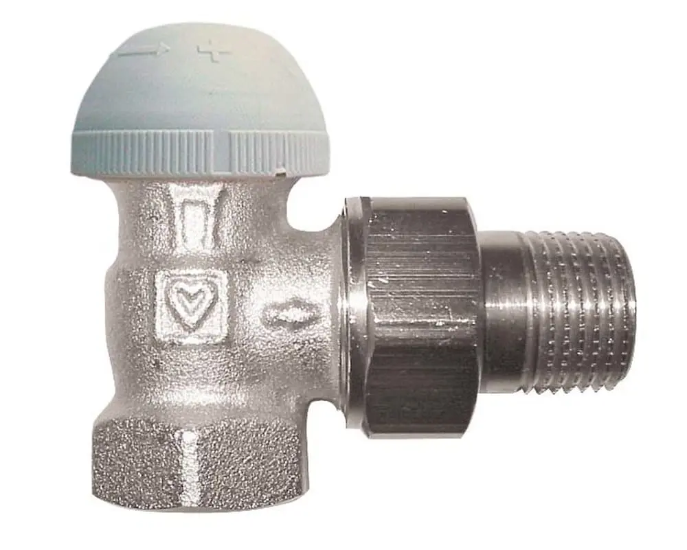 Termostatický ventil rohový  s přednastavením, TS-98-VHF